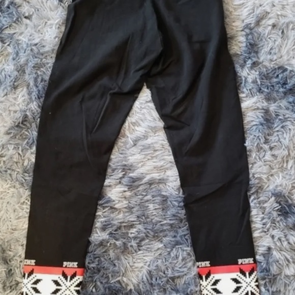 Victoria secret pink Pants ❄️ ❤️🖤 - Picture 7 of 10